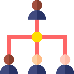 estructura jerarquica icono