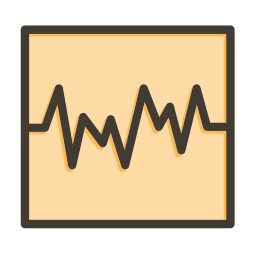 Wave chart icon