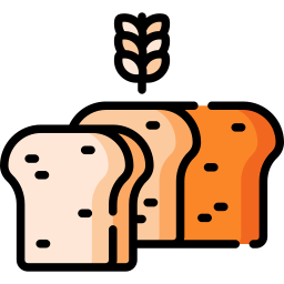 Wheat bread icon