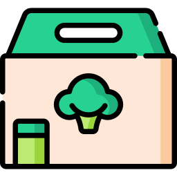 ekologiczne pudełko ikona