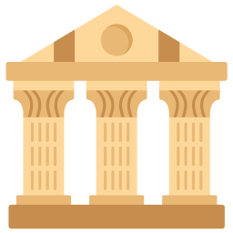 Greek temple icon