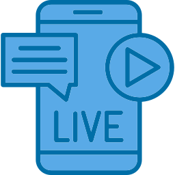 Live streaming icon