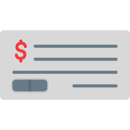 Cheque icon