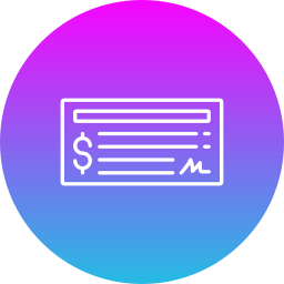 Cheque icon