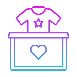 kleding donatie icoon