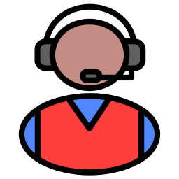 Customer service representative icon