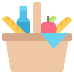 Picnic basket icon