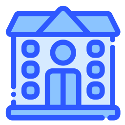 School building icon