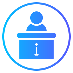 Information desk icon