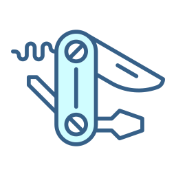 Utility knife icon