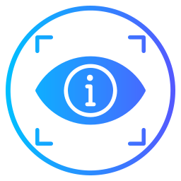 reconnaissance oculaire Icône