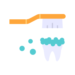 Teeth brush icon