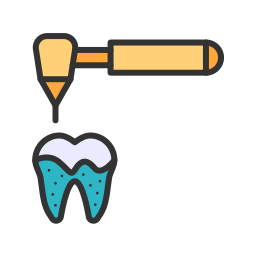 Dental treatment icon