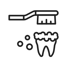 spazzolino da denti icona