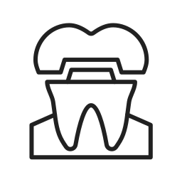 Dental crown icon