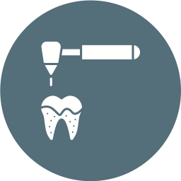 Dental treatment icon