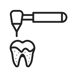 Dental treatment icon