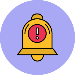 dzwonek powiadamiający ikona