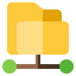compartir carpetas icono