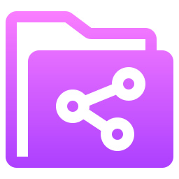 Folder sharing icon