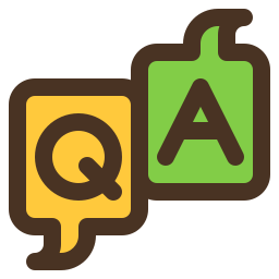 Question and answer icon