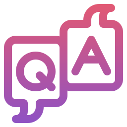 Question and answer icon