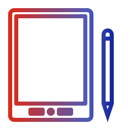 Drawing tablet icon