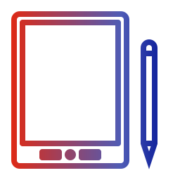 tablette à dessin Icône
