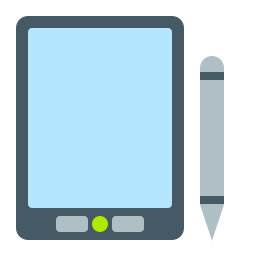 Drawing tablet icon