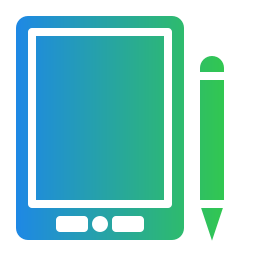 Drawing tablet icon