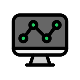 Statistical chart icon