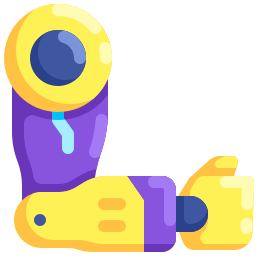 Arm robot icon