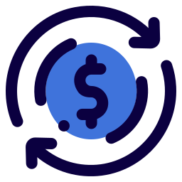 Economy cycle icon