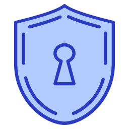 Shield keyhole icon