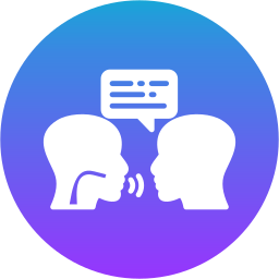Speech therapy icon