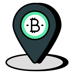 marcador de posición de bitcoin icono