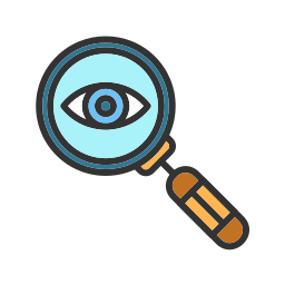 Eye examination icon