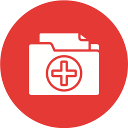 Medical folder icon