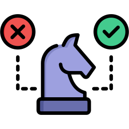 Strategic decision icon
