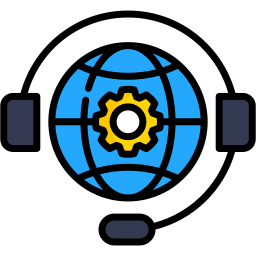 weltweiter service icon