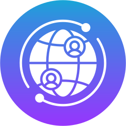 Global connection icon