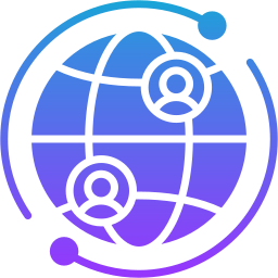 Global connection icon