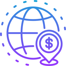 Global finance icon
