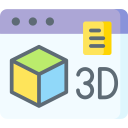 3d-modellering icoon