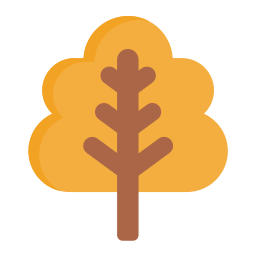 albero autunnale icona