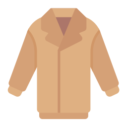 abrigo largo icono