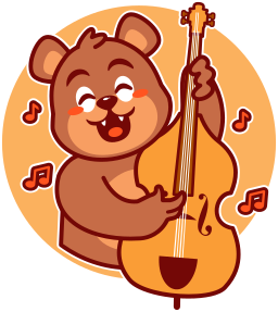 violoncello sticker