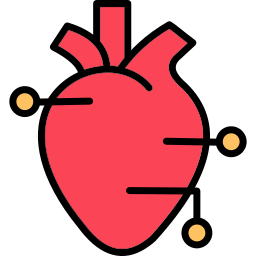 cuore artificiale icona