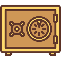 Safe deposit box icon