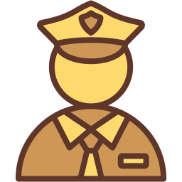 guardia de seguridad icono